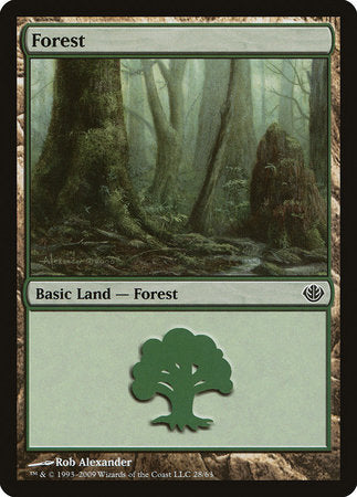 Forest (28) [Duel Decks: Garruk vs. Liliana] | Sanctuary Gaming