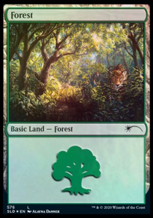 Forest (Cats) (576) [Secret Lair Drop Promos] | Sanctuary Gaming