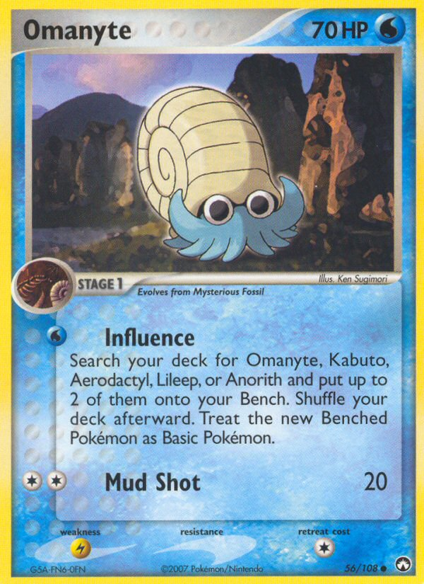 Omanyte (56/108) [EX: Power Keepers] | Sanctuary Gaming