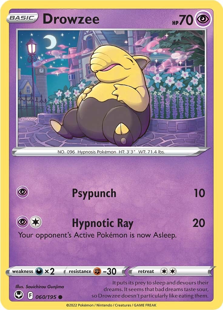 Drowzee (060/195) [Sword & Shield: Silver Tempest] | Sanctuary Gaming