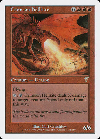 Crimson Hellkite [Seventh Edition] | Sanctuary Gaming