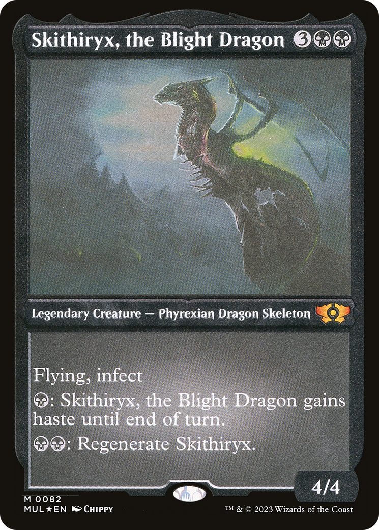 Skithiryx, the Blight Dragon (Foil Etched) [Multiverse Legends] | Sanctuary Gaming