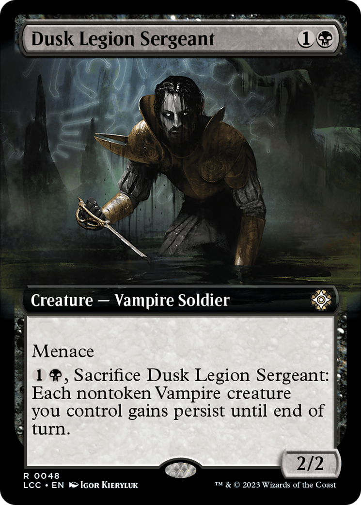 Dusk Legion Sergeant (Extended Art) [The Lost Caverns of Ixalan Commander] | Sanctuary Gaming