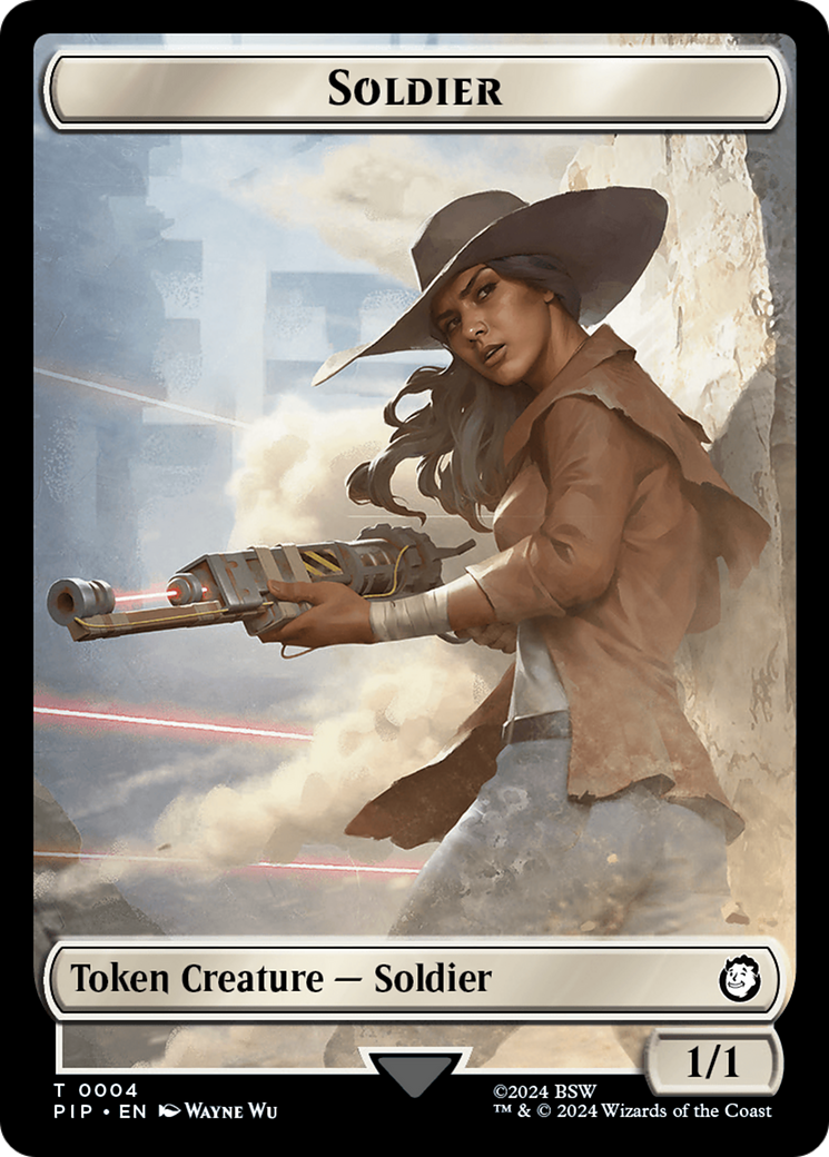 Energy Reserve // Soldier (0004) Double-Sided Token [Fallout Tokens] | Sanctuary Gaming