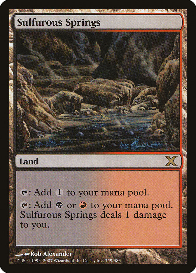 Sulfurous Springs [Tenth Edition] | Sanctuary Gaming