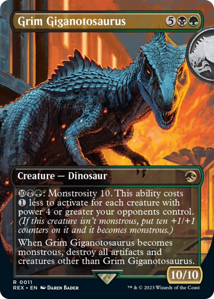 Grim Giganotosaurus (Borderless) [Jurassic World Collection] | Sanctuary Gaming
