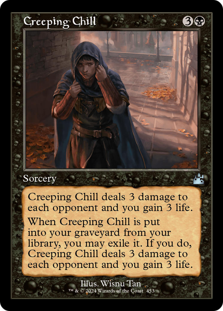 Creeping Chill (Retro Frame) [Ravnica Remastered] | Sanctuary Gaming