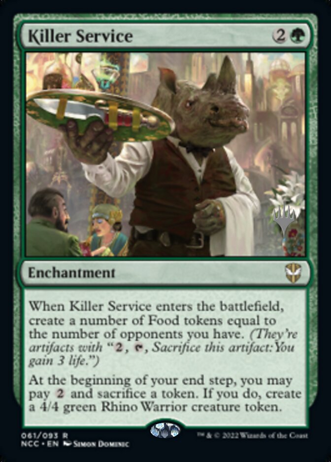 Killer Service (Promo Pack) [Streets of New Capenna Commander Promos] | Sanctuary Gaming