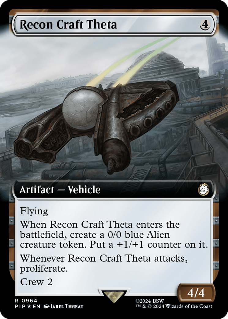 Recon Craft Theta (Extended Art) (Surge Foil) [Fallout] | Sanctuary Gaming