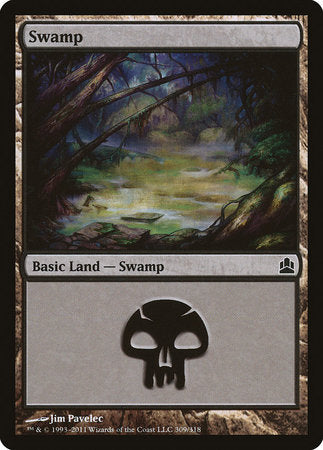 Swamp (309) [Commander 2011] | Sanctuary Gaming