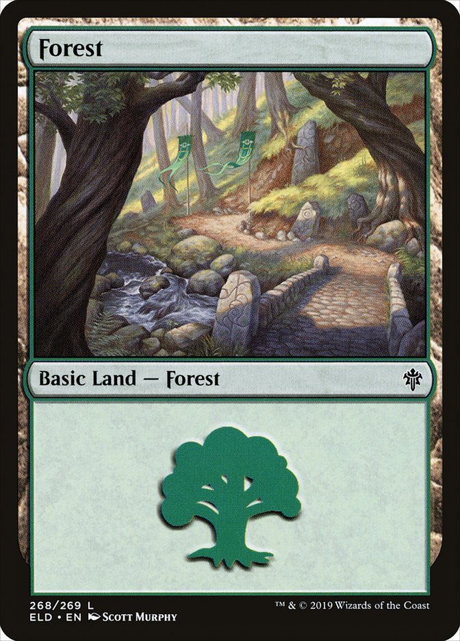 Forest (268) [Throne of Eldraine] | Sanctuary Gaming