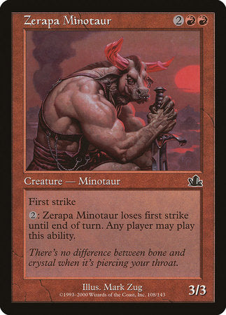 Zerapa Minotaur [Prophecy] | Sanctuary Gaming