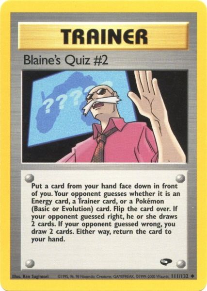 Blaine's Quiz #2 (111/132) [Gym Challenge Unlimited] | Sanctuary Gaming