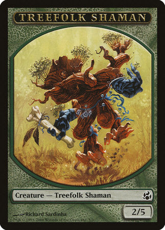 Treefolk Shaman Token [Morningtide Tokens] | Sanctuary Gaming