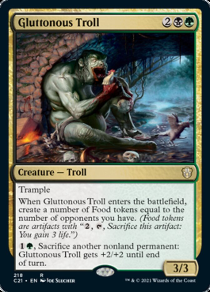 Gluttonous Troll [Commander 2021] | Sanctuary Gaming