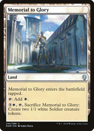 Memorial to Glory [Dominaria] | Sanctuary Gaming