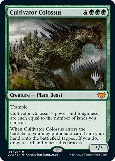 Cultivator Colossus (Promo Pack) [Innistrad: Crimson Vow Promos] | Sanctuary Gaming