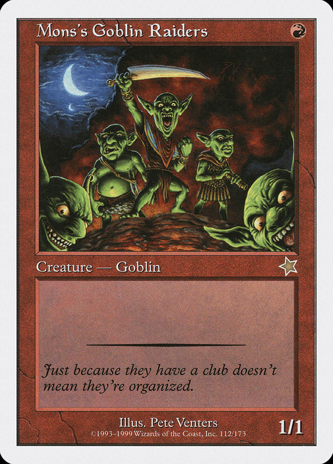 Mons's Goblin Raiders [Starter 1999] | Sanctuary Gaming