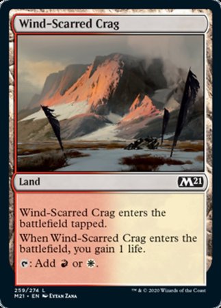 Wind-Scarred Crag [Core Set 2021] | Sanctuary Gaming