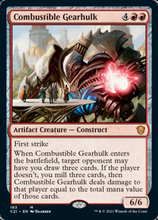 Combustible Gearhulk [Commander 2021] | Sanctuary Gaming