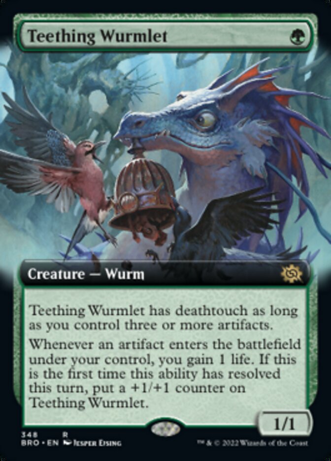 Teething Wurmlet (Extended Art) [The Brothers' War] | Sanctuary Gaming