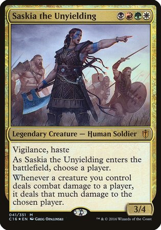 Saskia the Unyielding (Commander 2016) [Commander 2016 Oversized] | Sanctuary Gaming