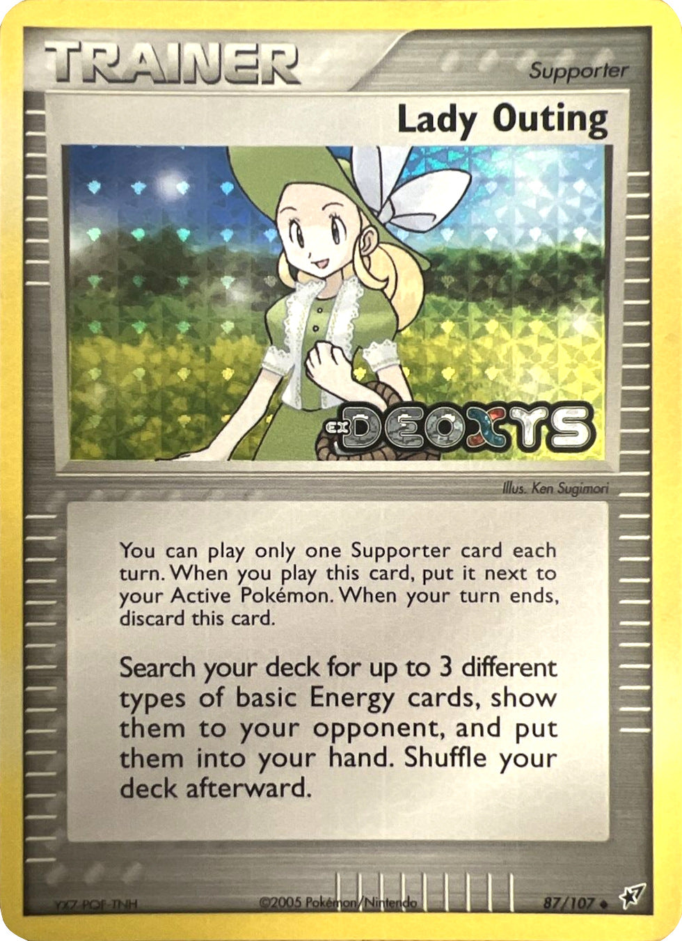 Lady Outing (87/107) (Stamped) [EX: Deoxys] | Sanctuary Gaming