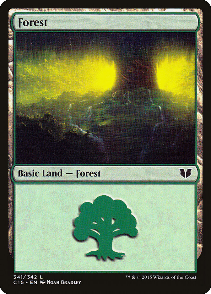 Forest (341) [Commander 2015] | Sanctuary Gaming