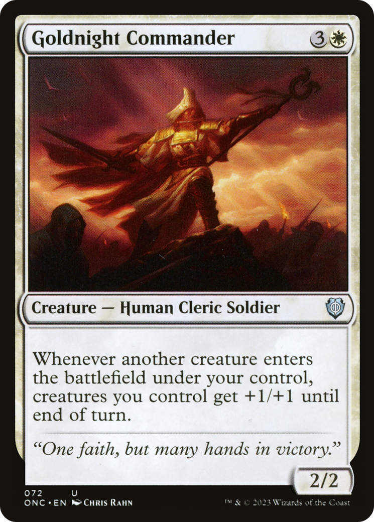 Goldnight Commander [Phyrexia: All Will Be One Commander] | Sanctuary Gaming