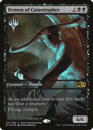 Demon of Catastrophes [Core Set 2019 Promos] | Sanctuary Gaming