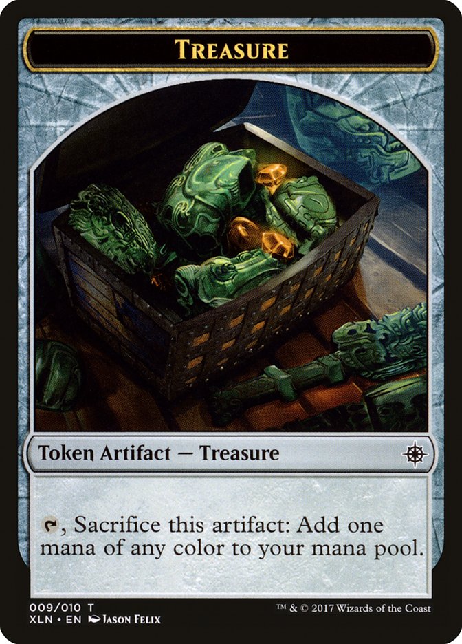 Treasure (009/010) [Ixalan Tokens] | Sanctuary Gaming