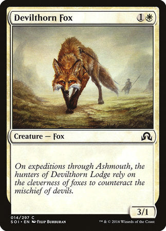 Devilthorn Fox [Shadows over Innistrad] | Sanctuary Gaming