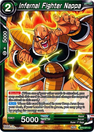 Infernal Fighter Nappa (BT5-071) [Miraculous Revival] | Sanctuary Gaming
