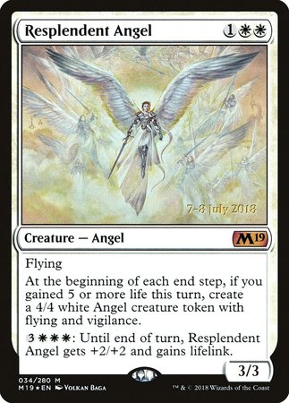 Resplendent Angel [Core Set 2019 Promos] | Sanctuary Gaming