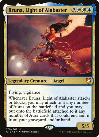 Bruna, Light of Alabaster [Commander 2018] | Sanctuary Gaming