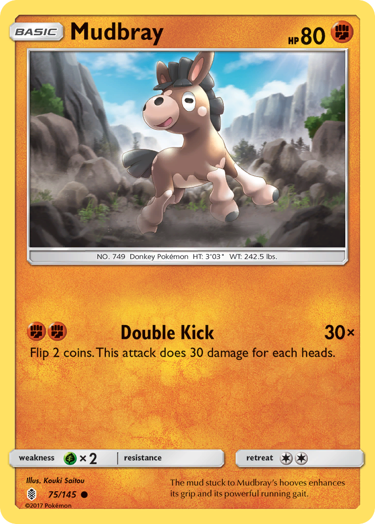 Mudbray (75/145) [Sun & Moon: Guardians Rising] | Sanctuary Gaming