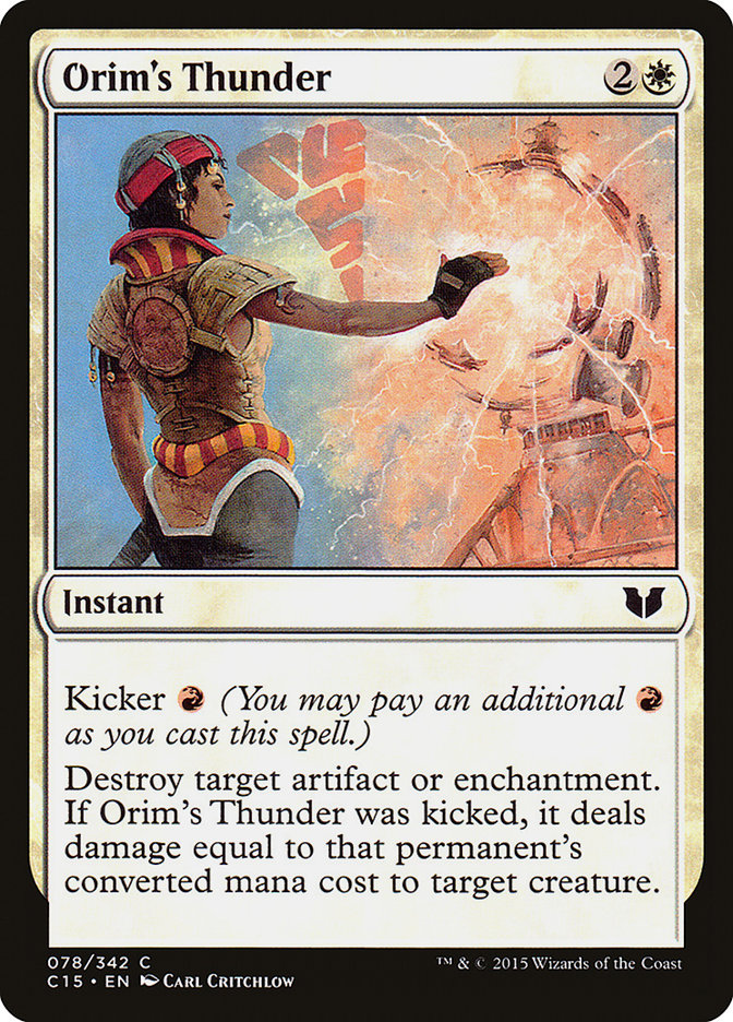 Orim's Thunder [Commander 2015] | Sanctuary Gaming