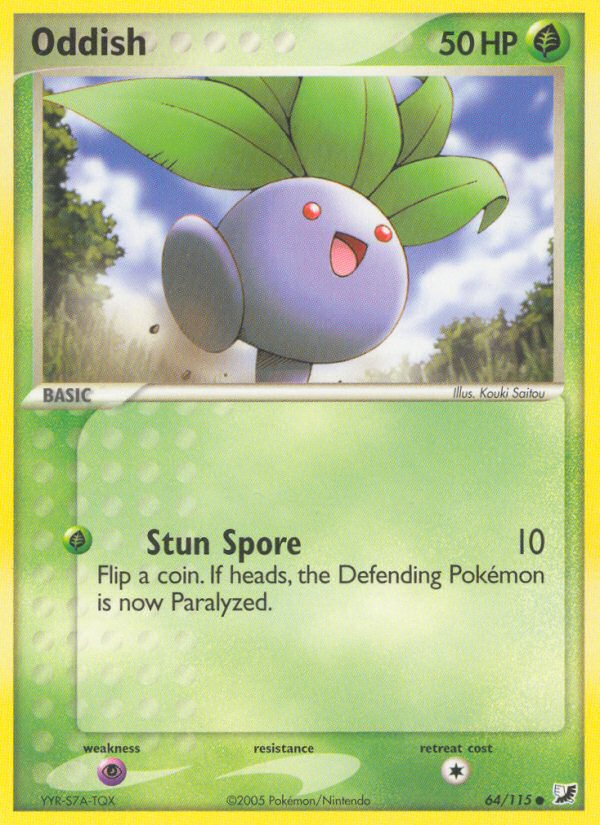 Oddish (64/115) [EX: Unseen Forces] | Sanctuary Gaming