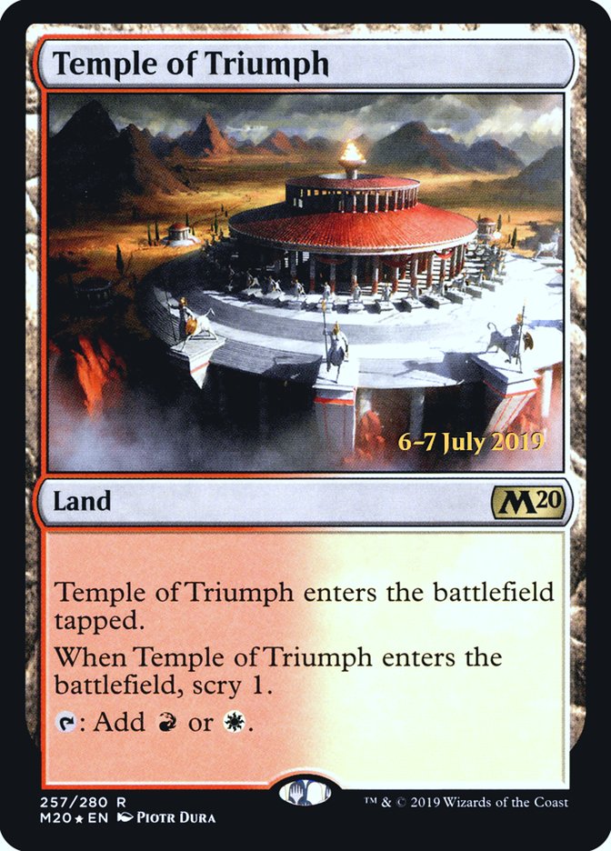 Temple of Triumph  [Core Set 2020 Prerelease Promos] | Sanctuary Gaming