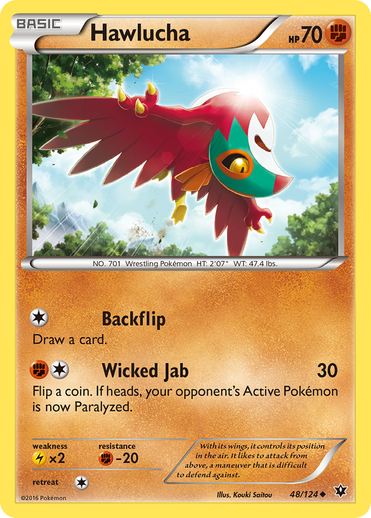 Hawlucha (48/124) [XY: Fates Collide] | Sanctuary Gaming