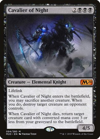 Cavalier of Night [Core Set 2020 Promos] | Sanctuary Gaming