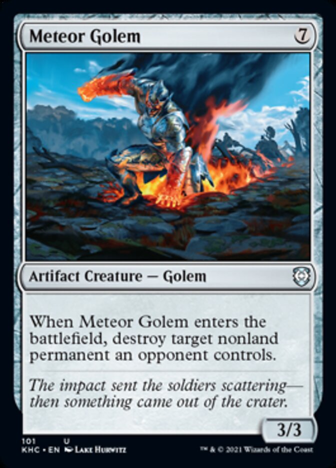 Meteor Golem [Kaldheim Commander] | Sanctuary Gaming