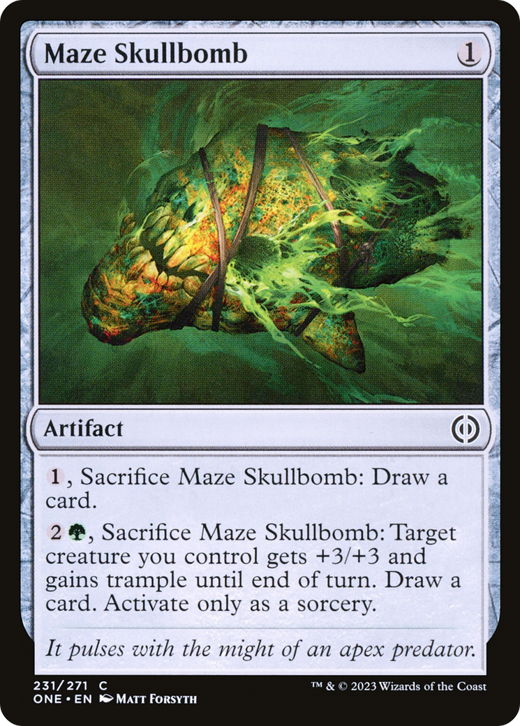 Maze Skullbomb [Phyrexia: All Will Be One] | Sanctuary Gaming