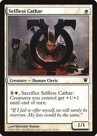 Selfless Cathar [Innistrad] | Sanctuary Gaming