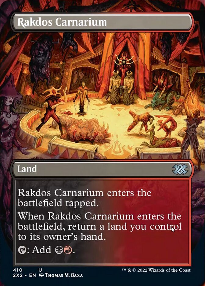 Rakdos Carnarium (Borderless Alternate Art) [Double Masters 2022] | Sanctuary Gaming