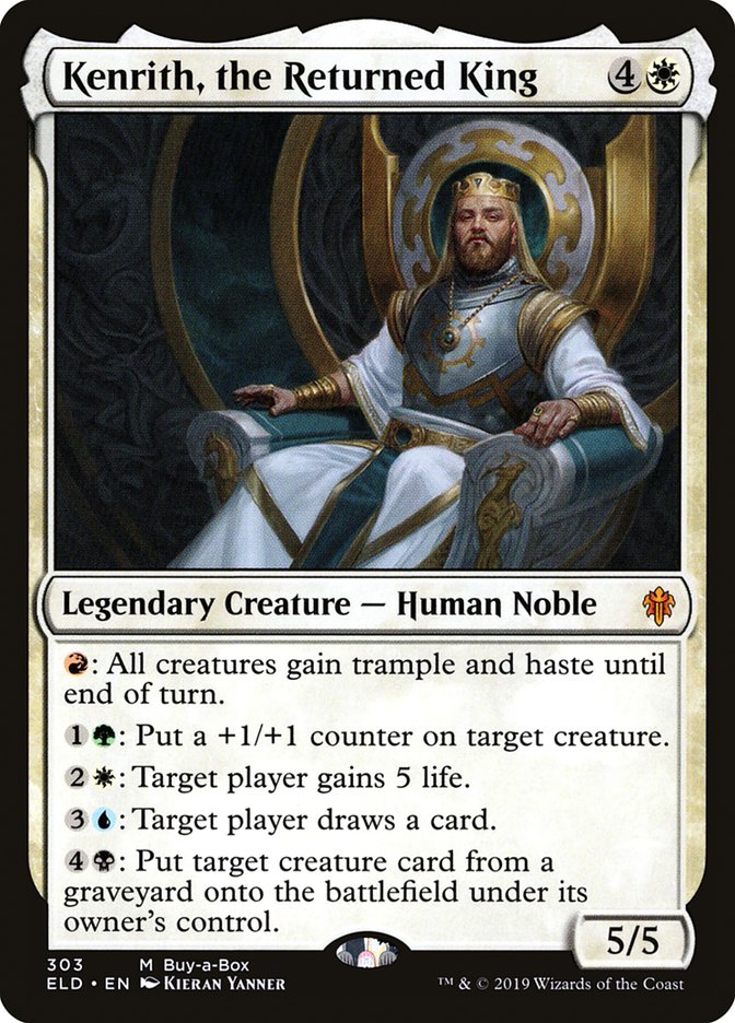 Kenrith, the Returned King (Buy-A-Box) [Throne of Eldraine Promos] | Sanctuary Gaming