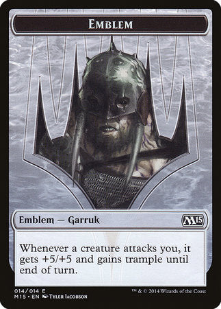 Emblem - Garruk, Apex Predator [Magic 2015 Tokens] | Sanctuary Gaming