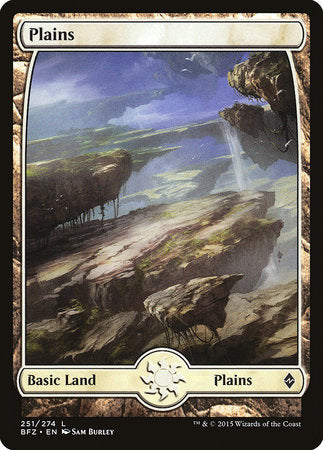 Plains (251) - Full Art [Battle for Zendikar] | Sanctuary Gaming