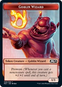 Goblin Wizard // Treasure Double-sided Token [Core Set 2021 Tokens] | Sanctuary Gaming