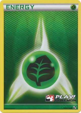 Grass Energy (105/114) (Play Pokemon Promo) [Black & White: Base Set] | Sanctuary Gaming